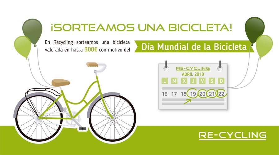 Sorteo Bicicleta Somos Recycling Día de la Bici