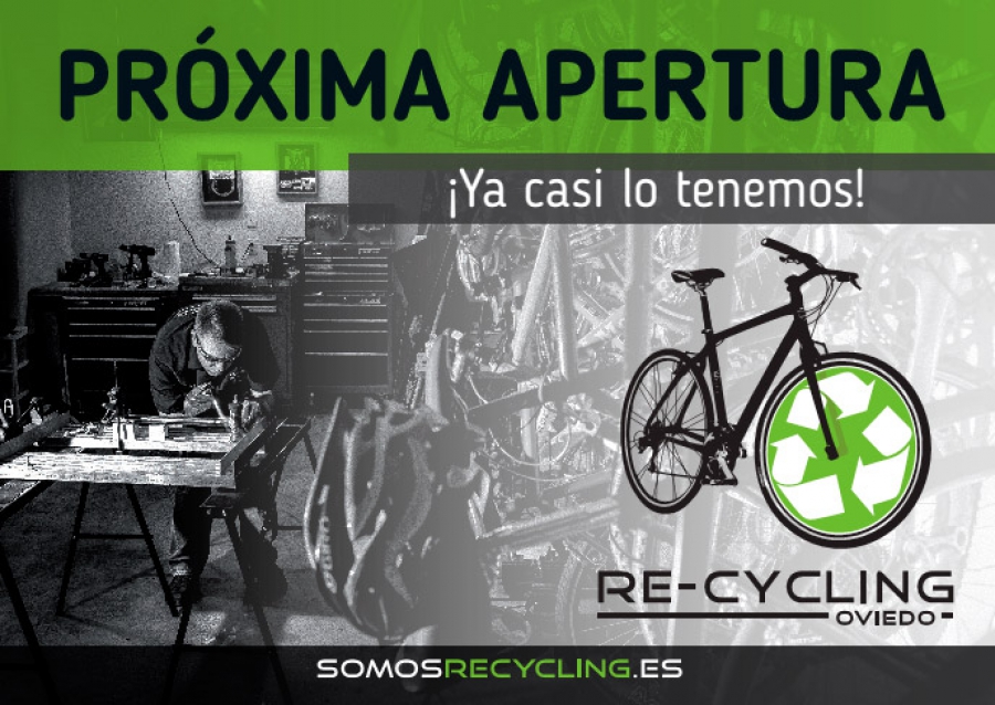 Nace la tienda Recycling Oviedo: Bicicletas de segunda mano en Asturias.